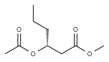 METHYL 3-ACETOXYHEXANOATE Structure