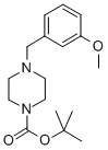 TERT-BUTYL 4-(3-METHOXYBENZYL)PIPERAZINE-1-CARBOXYLATE Structure
