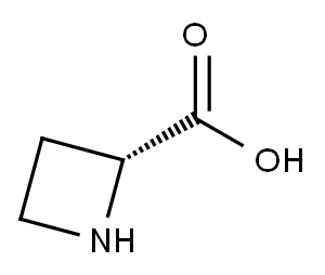 D-AZETIDINE-2-CARBOXYLIC ACID Structure