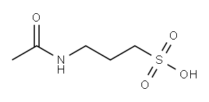 3-(acetylamino)propanesulphonic acid Structure