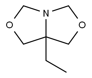 5-ETHYL-1-AZA-3,7-DIOXABICYCLO[3.3.0]OCTANE Structure
