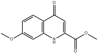 7-Methoxy-4-oxo-1,4-dihydro-quinoline-2-carboxylic acid methyl ester Structure