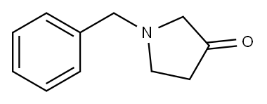 1-Benzyl-3-pyrrolidinone Structure