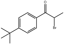 2-BROMO-1-(4-ISOBUTYL PHENYL)-1-PROPANONE Structure