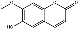 6-HYDROXY-7-METHOXYCOUMARIN Structure
