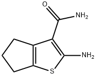 2-AMINO-5,6-DIHYDRO-4H-CYCLOPENTA[B]THIOPHENE-3-CARBOXAMIDE Structure