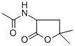 N-(Tetrahydro-5,5-dimethyl-2-oxo-3-furanyl)acetamide Structure