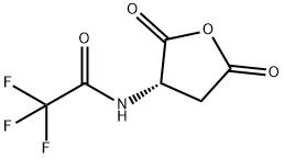 (S)-(-)-2-(TRIFLUOROACETAMIDO)SUCCINIC ANHYDRIDE Structure