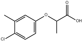 2-(4-chloro-3-methyl-phenoxy)propanoic acid Structure