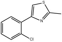 4-(2-Chlorophenyl)-2-Methylthiazole Structure