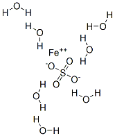 Ferrous sulfate heptahydrate Structure