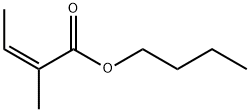 butyl 2-methylcrotonate Structure