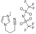 1-(3-Cyanopropyl)-3-methylimidazolium bis(trifluoromethylsulfonyl)amide Structure