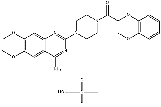 Doxazosin mesylate  Structure