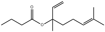 LINALYL BUTYRATE Structure
