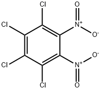 1,2,3,4-TETRACHLORO-5,6-DINITROBENZENE Structure