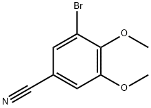 3-BROMO-4,5-DIMETHOXY-BENZONITRILE Structure