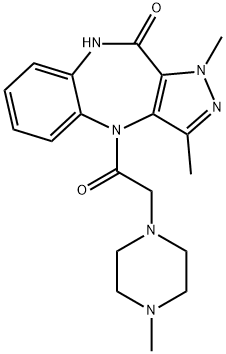 Zolenzepine Structure