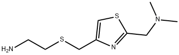 2-(Dimethylaminomethyl)-4-(2-aminoethylthiomethyl)thiazole Structure