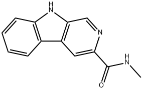 N-METHYL-BETA-CARBOLINE-3-CARBOXAMIDE Structure