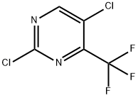 2,5-Dichloro-4-(trifluoromethyl)pyrimidine Structure