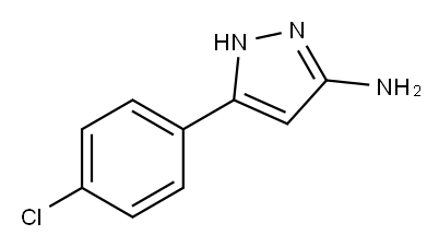 3-(4-CHLOROPHENYL)-1H-PYRAZOL-5-AMINE Structure