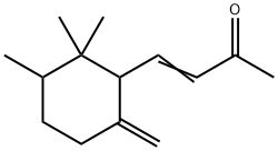 4-(2,2,3-trimethyl-6-methylenecyclohexyl)-3-buten-2-one Structure