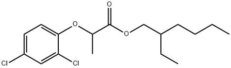2-Ethylhexyl 2-(2,4-dichlorophenoxy)propionate Structure