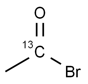 ACETYL BROMIDE-1-13C Structure