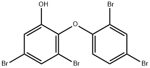 6-HYDROXY-2,2',4,4'-TETRABROMODIPHENYL ETHER Structure