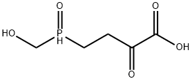 4-(Methylhydroxyphosphinyl)-2-oxobutyric acid Structure
