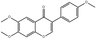 4',6,7-Trimethoxyisoflavone Structure