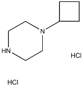 1-Cyclobutyl-piperazine dihydrochloride Structure