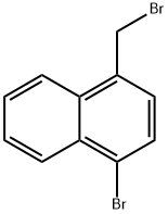 1-BROMO-4-(BROMOMETHYL)NAPHTHALENE Structure