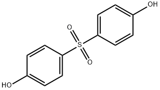 Bis(4-hydroxyphenyl) Sulfone Structure