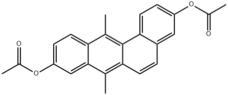 7,12-Dimethyl-3,9-diacetoxybenz(a)anthracene Structure