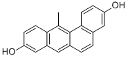 12-Methylbenz(a)anthracene-3,9-diol Structure