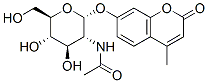 4-METHYLUMBELLIFERYL-2-ACETAMIDO-2-DEOXY-ALPHA-D-GLUCOPYRANOSIDE Structure