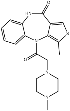 TELENZEPINE 2HCL Structure