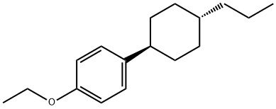 1-Ethoxy-4-(trans-4-propylcyclohexyl)benzene Structure