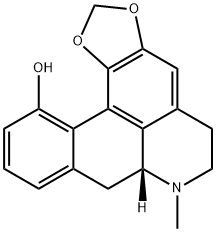 1,2-METHYLENEDIOXY-11-HYDROXYAPORPHIN Structure