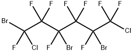 1,3,5-TRIBROMO-1,6-DICHLORONONAFLUOROHEXANE Structure