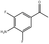 4-AMINO-3,5-DIFLUOROACETOPHENONE Structure