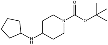 1-BOC-4-CYCLOPENTYLAMINO-PIPERIDINE Structure