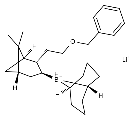 LITHIUM HYDRIDO(9-BBN-NOPOL BENZYL ETHER ADDUCT) Structure