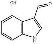 4-HYDROXY-1H-INDOLE-3-CARBALDEHYDE Structure