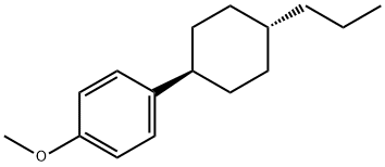 1-Methoxy-4-(trans-4-propylcyclohexyl)benzene Structure