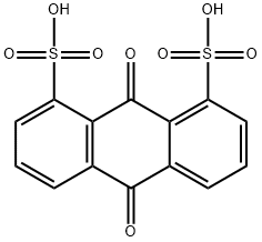 9,10-dioxoanthracene-1,8-disulphonic acid Structure