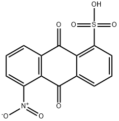 1-NITROANTHRAQUINONE-5-SULFONIC ACID SODIUM SALT Structure