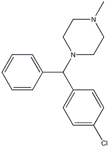CHLORCYCLIZINE Structure
